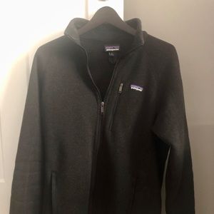 Patagonia men’s M Better Sweater Jacket. Black.